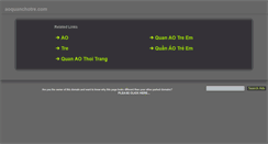 Desktop Screenshot of aoquanchotre.com
